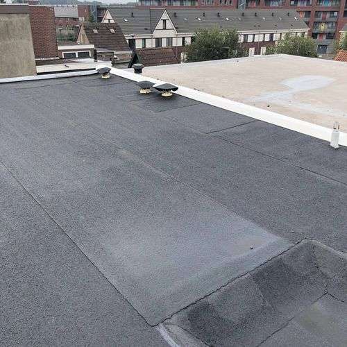 Een nieuw bitumen dak in Naarden Een nieuw bitumen dak in Naarden